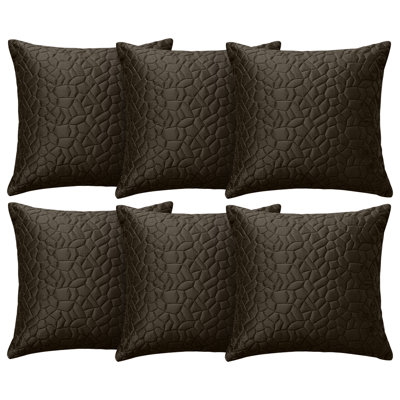 Aspire Homeware Geometric Square Velvet Cushion Covers