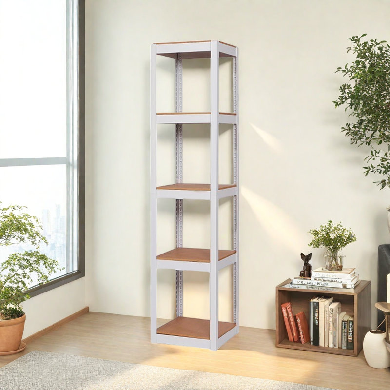 Andres, (4 tablettes) H 70,8 po x l 15,7 po x P 15,7 po, Blanc
