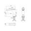 Robinet de lavabo de salle de bain monocorps et monocommande en laiton massif avec bonde escamotable-126486379