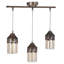 Luminaire suspendu pour îlot de cuisine 3 lumières Lanai