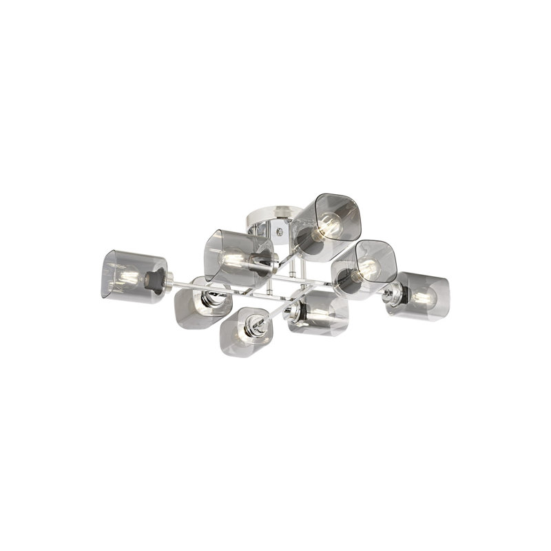 Demps 8 - Light Geometric Chandelier