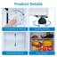Zstar 3.2 Cubic Feet Freestanding Mini Fridge-100105309