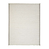 Flatweave Wool/Cotton Area Rug in Ivory