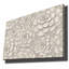 Élégante peinture sur toile décorative, 100% toile, 27,6 po x 39,4 po | Cadre durable en bois de pin à 100%, épaisseur: 0,87 po | Couleur beige, parfaite pour la décoration intérieure moderne, œuvre d'art élégante et sophistiquée
