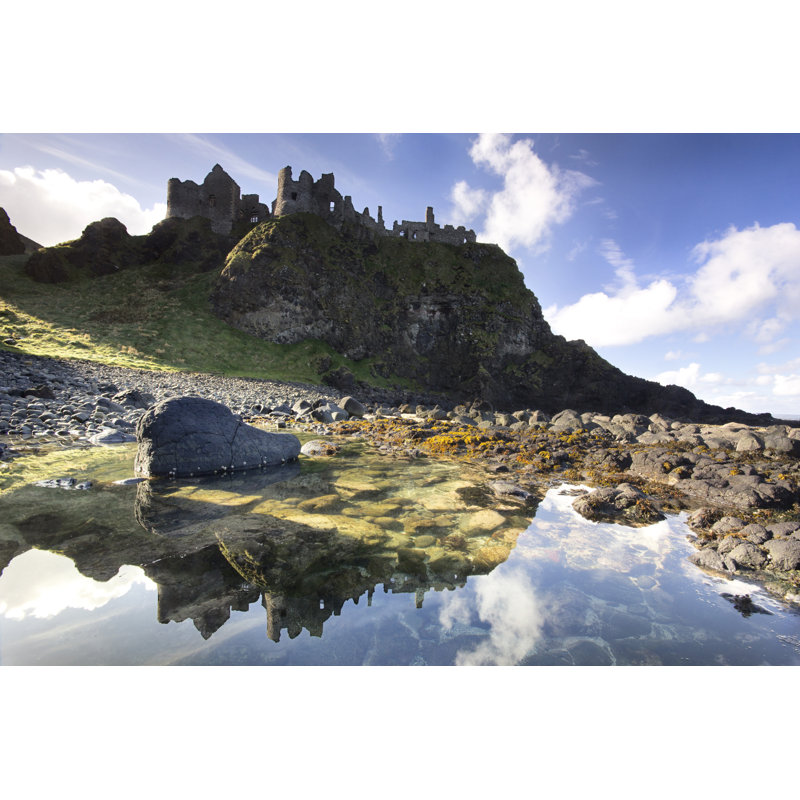 Dunluce Castle by Bogdanhoria - Wrapped Canvas Print, 81cm H x 122cm W