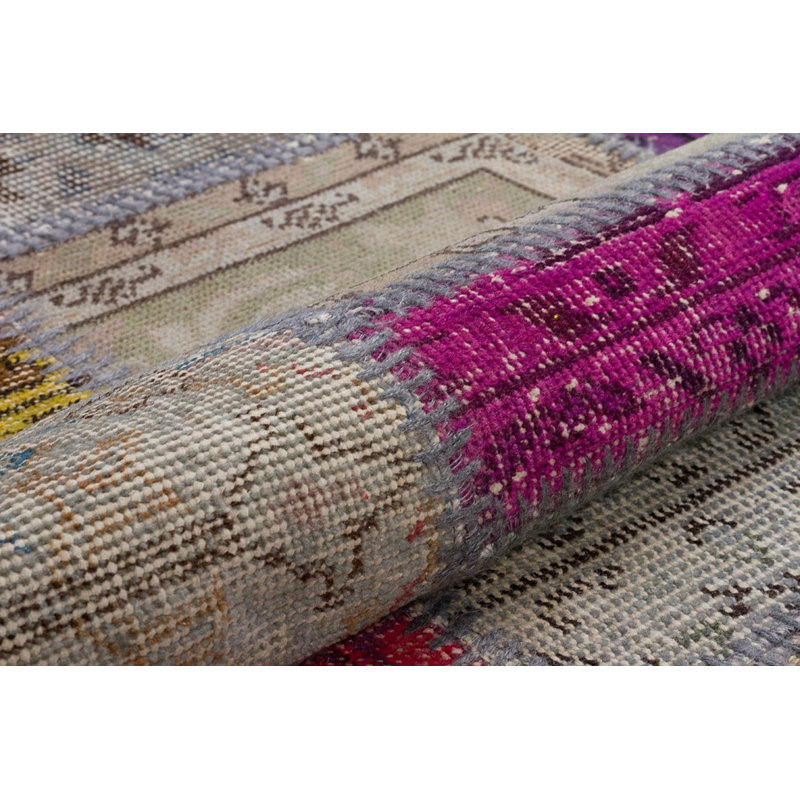 Tapis multicolore fabriqué à la main Modern