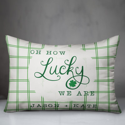 Plaid Throw Pillow