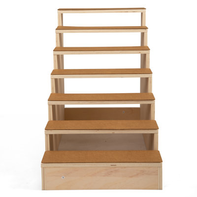 Danka 7-Step Dog Stairs, Nonslip Bottom