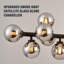 Lustre linéaire moderne en verre bullé à intensité variable 16,4 po 39,4 po Spoutnik-1943501921-1943501922
