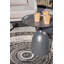 Dannolfo Round Metal Outdoor Side Table - 50 cm W 50 cm D-1996343874