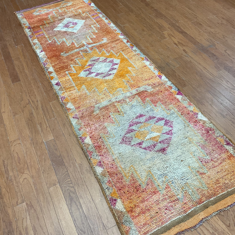  Chemin de table en laine Oushak fait à la main