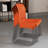 Oliverson 880 lb. Capacity Full Back Contoured Stack Chair with Powder Coated Sled Base-162887974-217618170