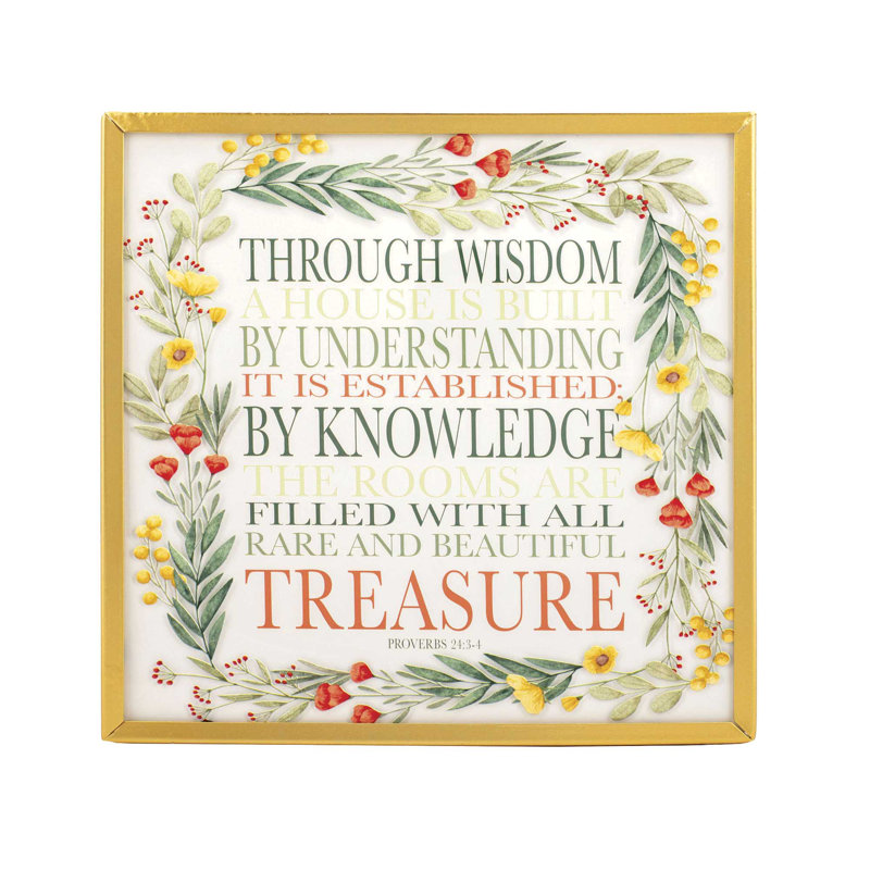 Framed Wall Through Wisdom A House 10H