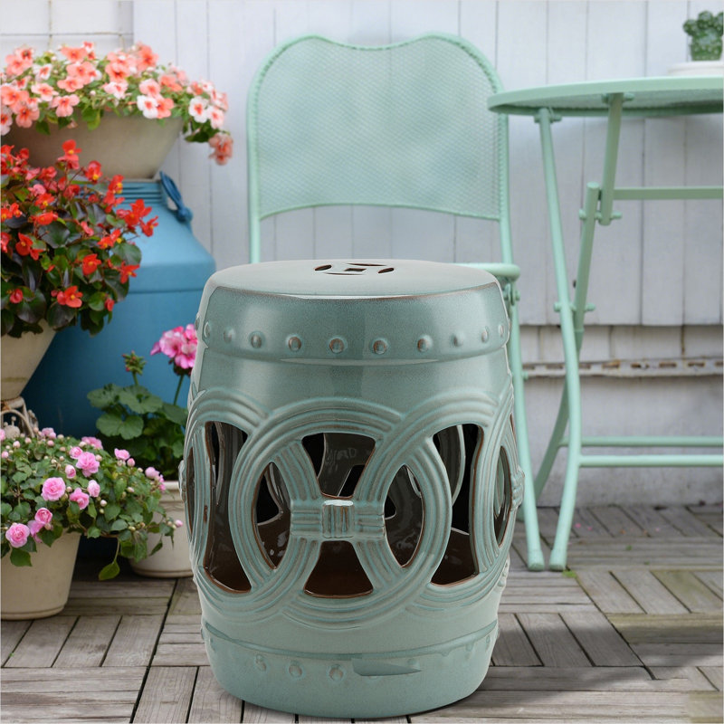 Jumelage de chaises et de sièges de jardin en céramique avec sièges supplémentaires 14 x 17 et intérieur / extérieur