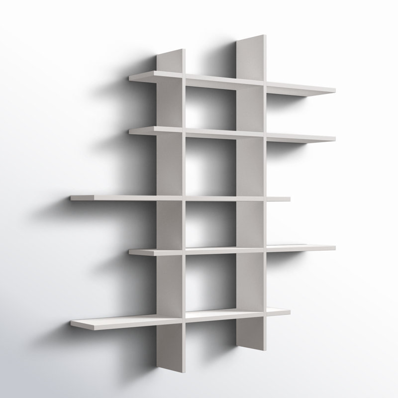 Scriven 5 Tier Accent Shelf, White