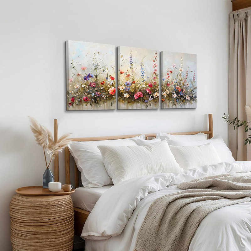 3 Piece Wrapped Canvas Print, 60 cm H x 40 cm W