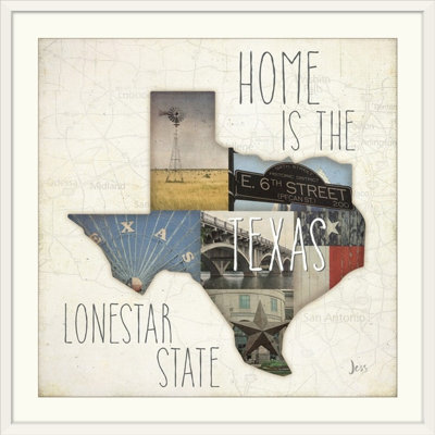 «InstaStates III Texas» par Jess Aiken, art textuel