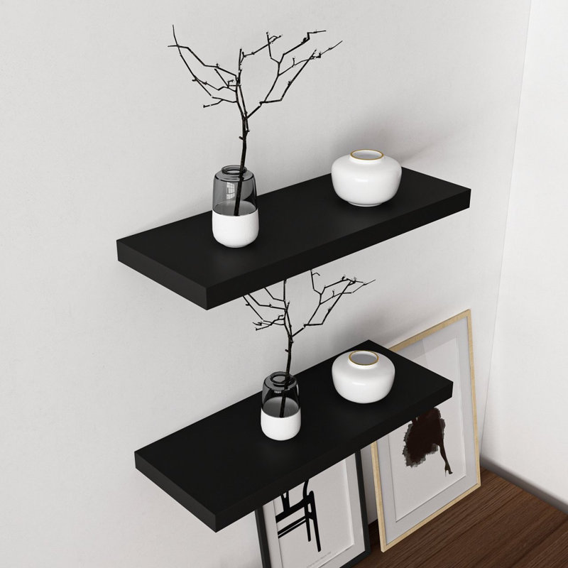 Tablette murale Colesen, H 1,42 po x l 23,62 po x P 9,06 po
