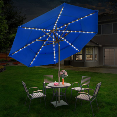Parasol de marché lumineux 9 pi