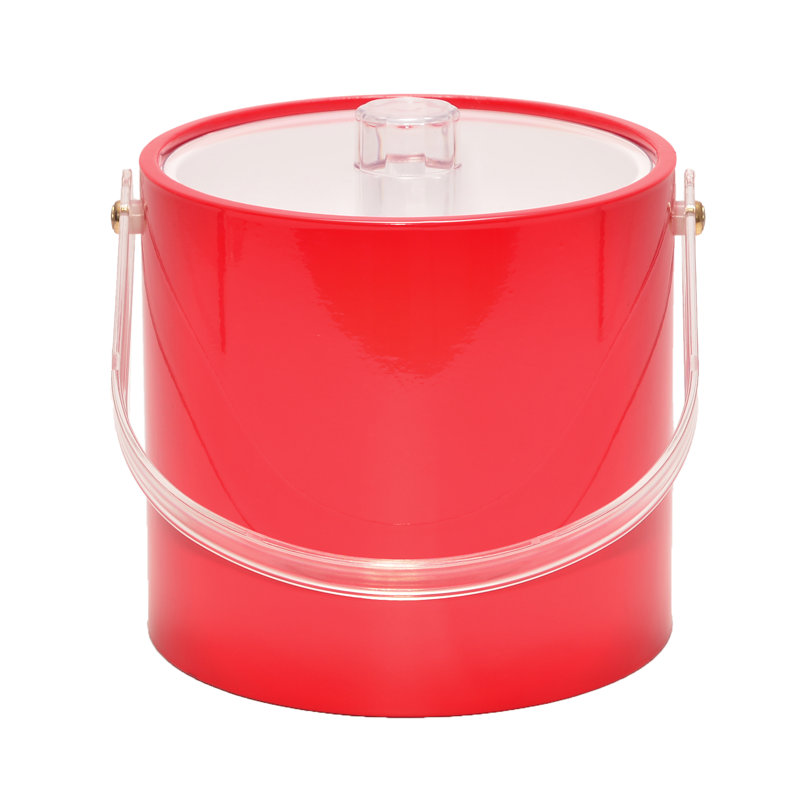 Soloman Vinyl Ice Bucket, Red