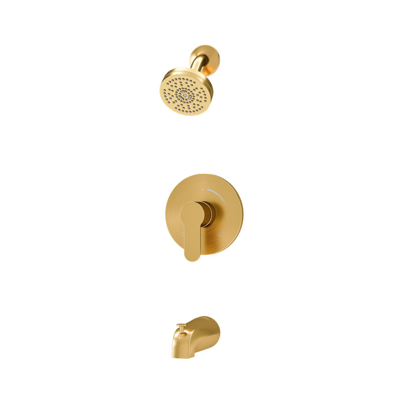 Identity HydroMersion Single Handle Tub & Shower Faucet, Bronze