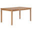 4 - Person Teak Wood Patio Dining Set with Rectangular Table