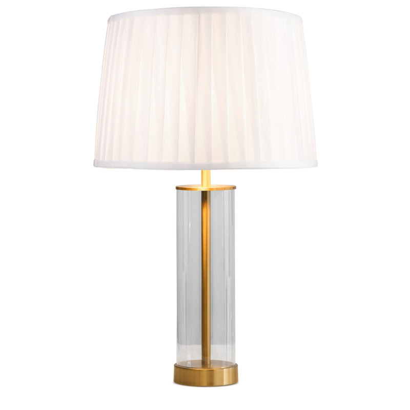 Albesa 57cm Table Lamp, Ivory/White