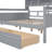 Daybed, Wood Slat Support, with Bedside Shelves and Two Drawers-1290276118-1290276116