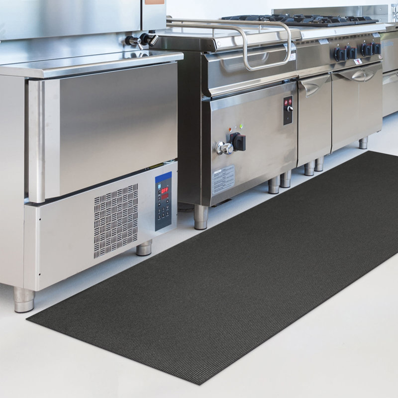 Tapis en caoutchouc commercial côtelé 4 mm