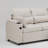 L-Shaped Linen Sleeper Sectional Sofa Bed with Storage Chaise, Solid Wood Frame, USB Charging-1672139323