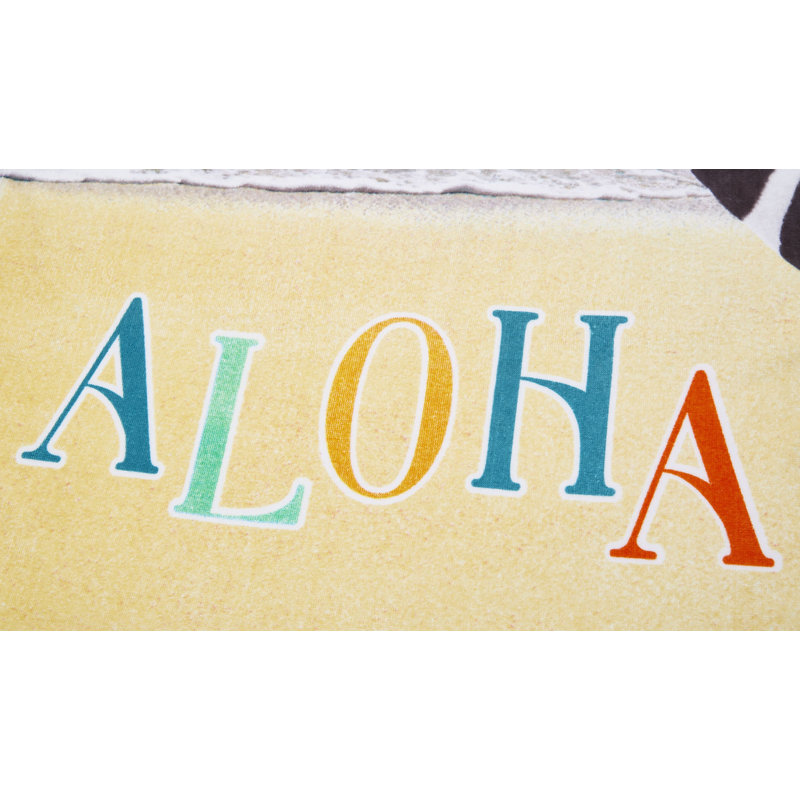 Aloha Zebra 100% Cotton Beach Towel