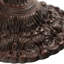 60"H Victoria Brown Candlestick Base With Stained Glass Dome Shade Floor Lamp - 