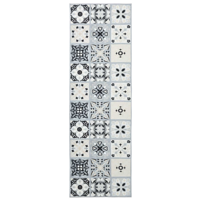 Area Rug, Runner 50 x 250 cm, Black