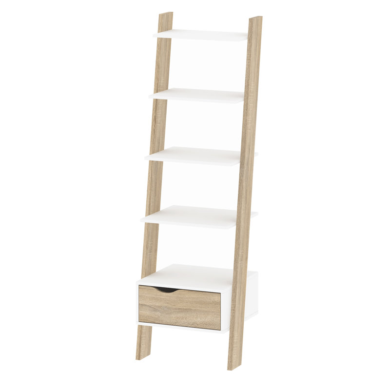 Havana Standard Bookcase, White/Oak