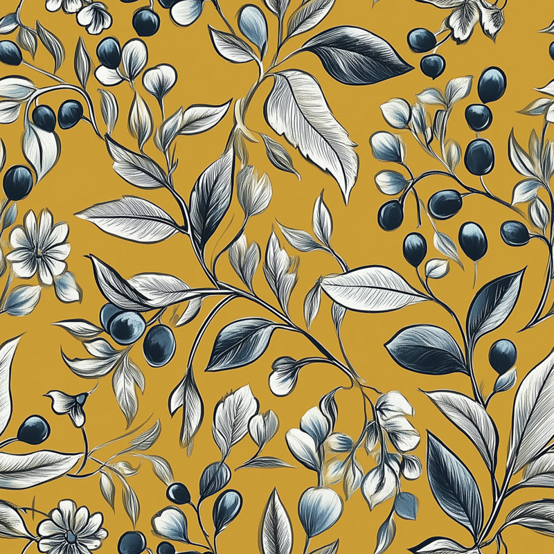 Papier peint amovible Botanical Elegance