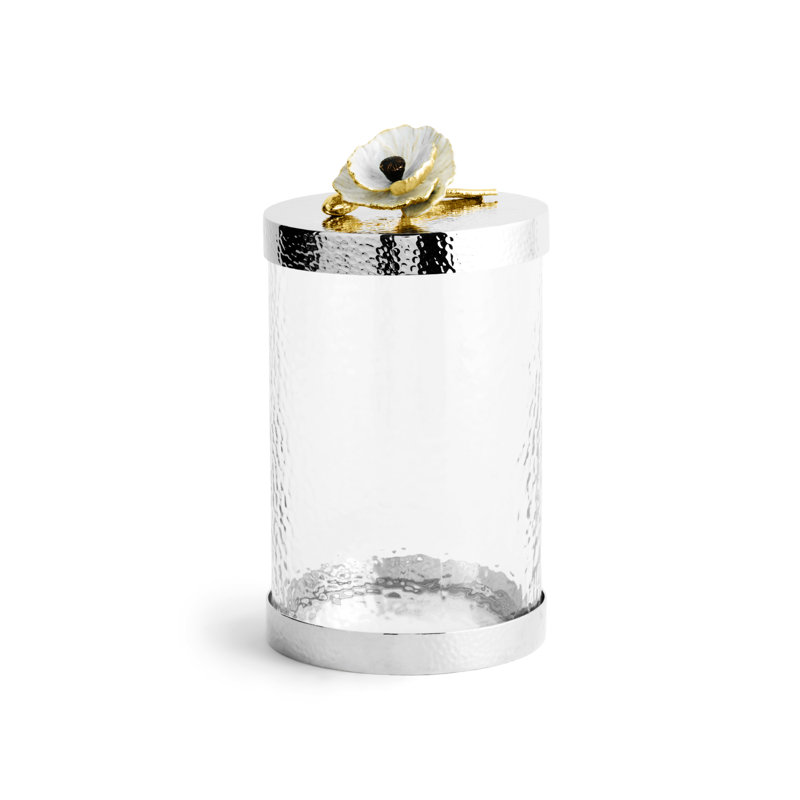 Anemone Canisters, 9.5" H x 5.25" W x 5.25" D
