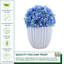 Arrangement de faux hortensias en céramique blanche-1138715884-1137894098