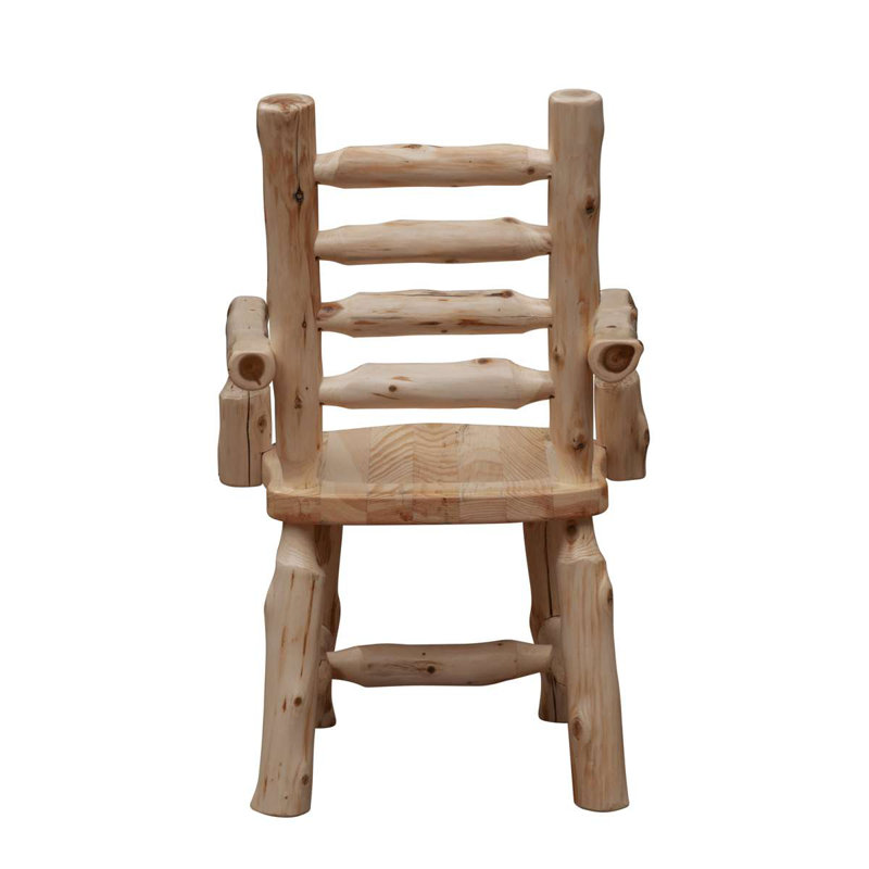 Fireside Lodge Traditional Cedar Log Armchair, Vintage