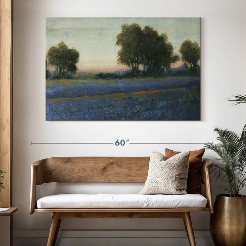 Alvord Blue Bonnet Field II, 34" H x 51" W