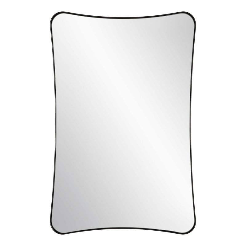 Miroir de salle de bain Loudon, noir