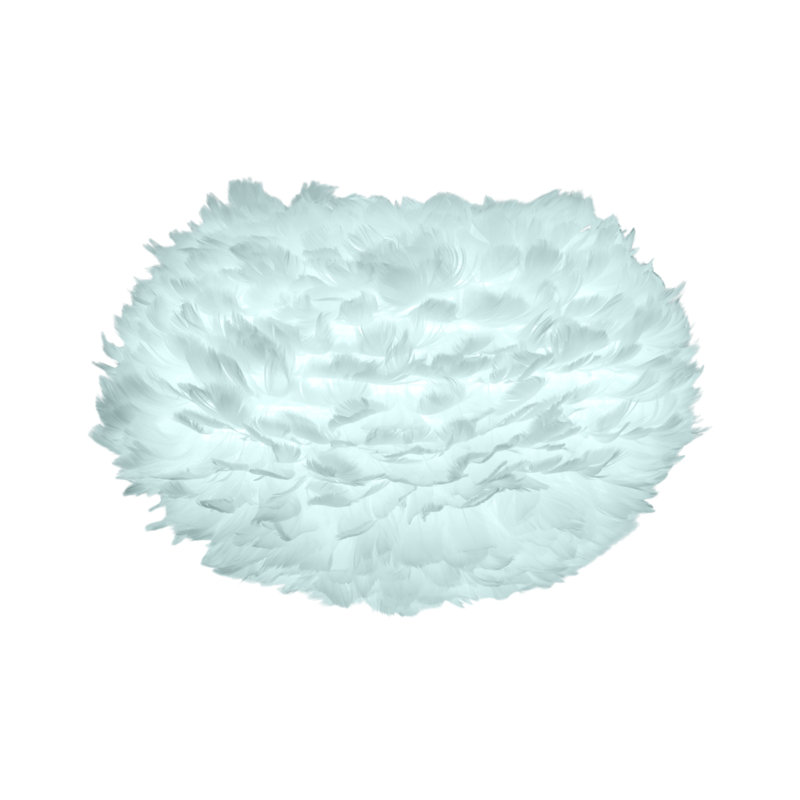 Eos Globe Lamp Shade, Light Blue, 11.80" H x 17.70" W