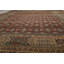 Tapis unique chocolat 12 pi 3 po x 16 pi années 1920 Kaneville