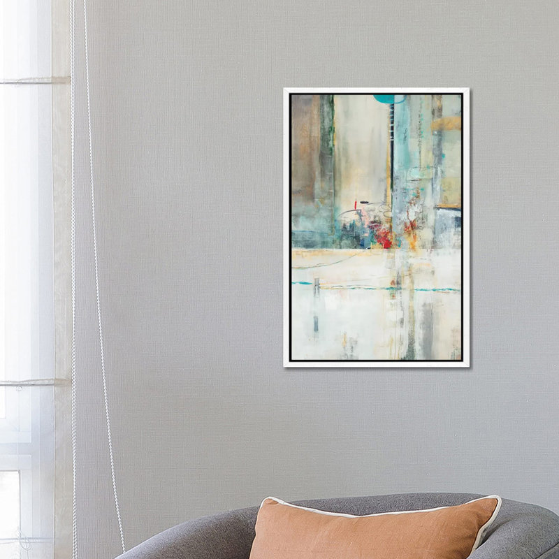 Inference by Nancy Ngo - Print on Canvas, White Framed, 66.04 cm H x 45.72 cm W