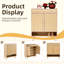 Multi-Functional Shoe Storage Cabinet with Rattan Doors and Drawers-1145447444