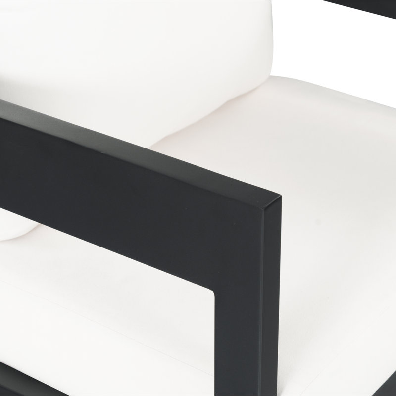 Outdoor Dining Armchair with Cushions