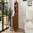 End Table with 3 Drawers, Corner Table with 2 Open Shelves, Tall Side Table for Bedroom and Corner-1390244689