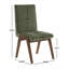 Chaise parsons capitonnée en tissu