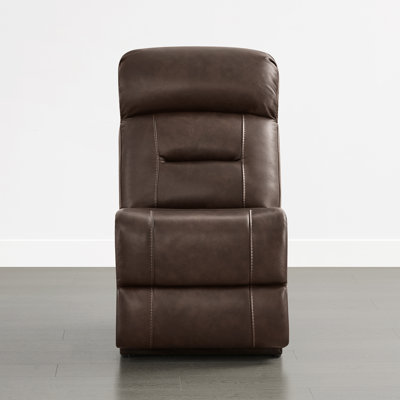 Olathe Genuine Leather Accent Chair