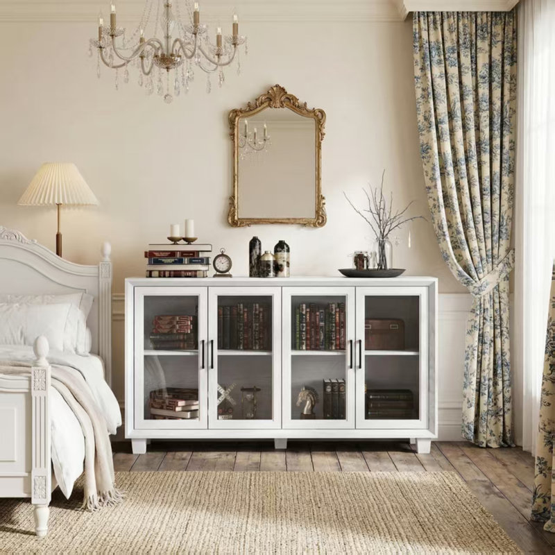 Vitrine 60,4 po, Bois clair