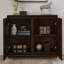 Armoire de rangement, armoire buffet avec rangement, armoire latérale étroite pour la cuisine du vestibule du vestibule du salon-1314825636